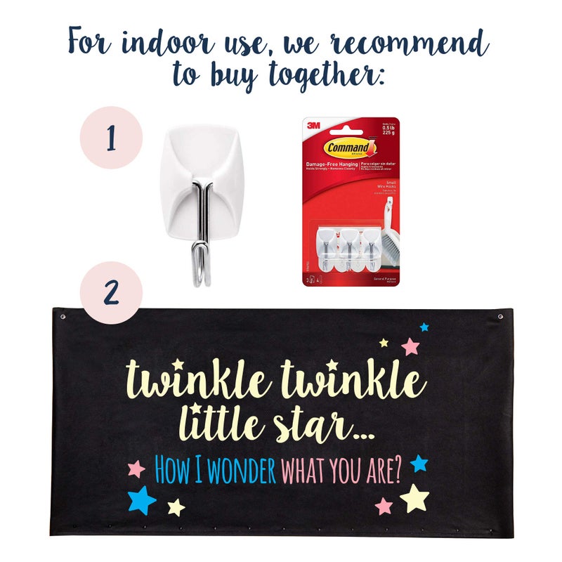 Pop Fizz Designs Gender Reveal Balloon Drop Bag | Twinkle, Twinkle Little Star - Image 3